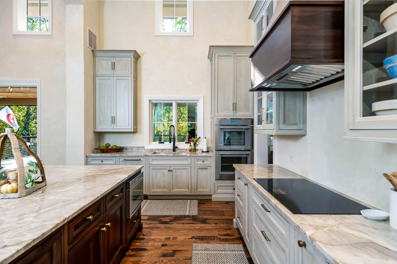 Commercial photographs of a new construction home on Stonebrooke Lane in Wentzville, Missouri for Schaube Architects.