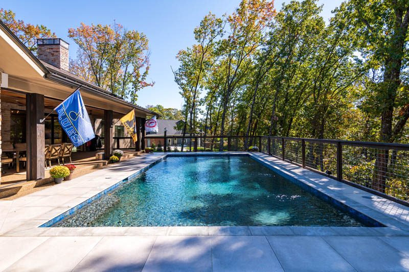 Commercial photographs of a new construction home on Stonebrooke Lane in Wentzville, Missouri for Schaube Architects.