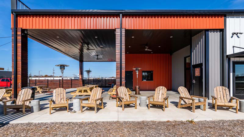 Commercial bar & patio design at The Bark Yard